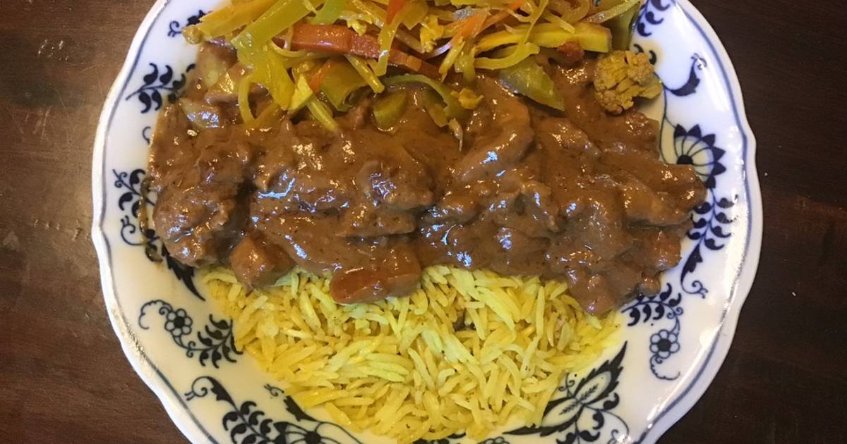 California Farm Cast Iron Peanut Butter Chicken Stew Recipe by Hobby