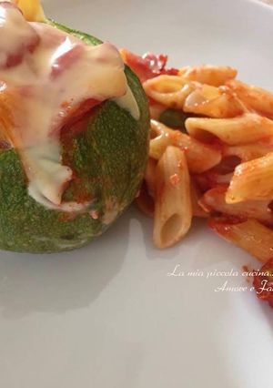 Foto di Zucchine tonde ripiene
