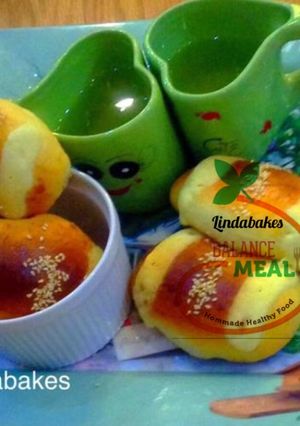 Hình của món Traditional bake ~ cocktail bun (gai mei bao).
