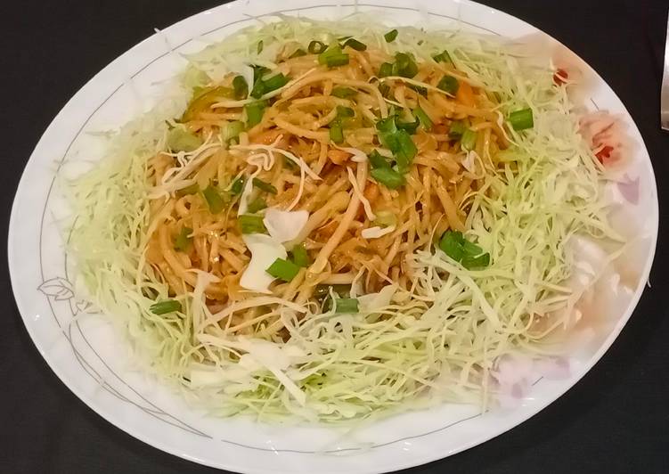 Veg Hakka noodles