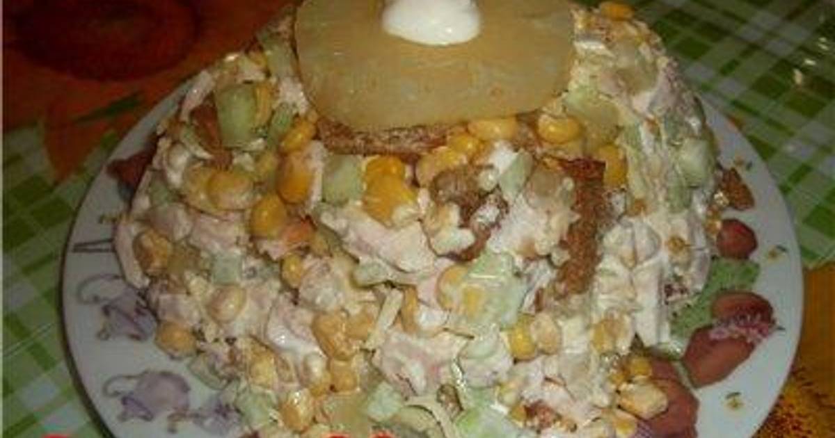 Рецепт салата сладкая курочка