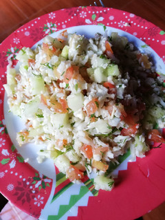 Una foto de Ensalada coliflor estilo árabe _ vegan