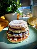 Lemon Yogurt Pancakes