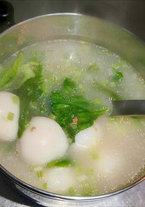 一人份鹹湯圓 的食譜成品照片