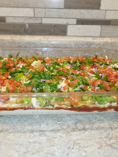 A picture of Easy Layered Chip Dip.