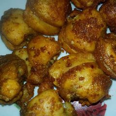 A picture of Fried Water snail.