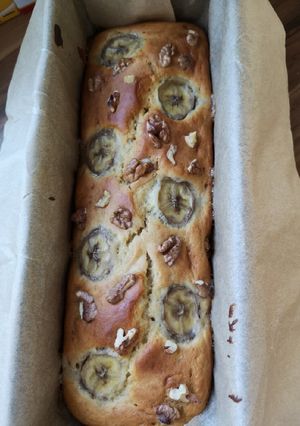 Banánkenyér recept fotója