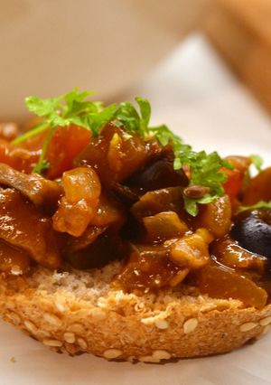 Caponata olasz előétel recept fotója