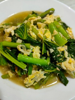 Foto resep Caisim / sawi tumis telur