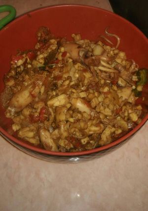 Foto resep Cumi tempe sambel tomat