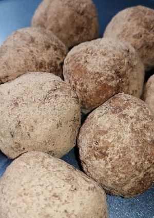 Una foto de Trufas de coco
