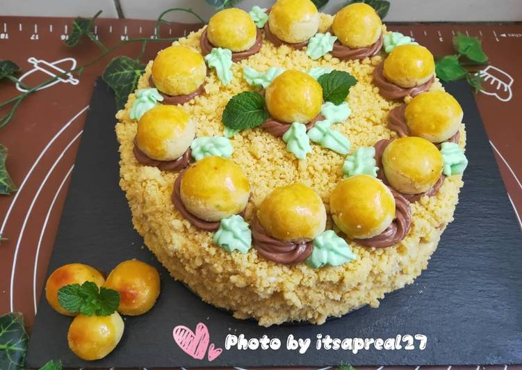 BIKIN NAGIH! Begini Resep Rahasia Pineapple crumble cake Anti Gagal