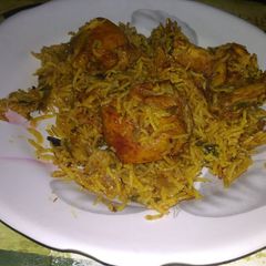 A picture of Malabari chicken pulao.
