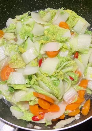 Foto resep Sawi Putih #simple #simpleasalways