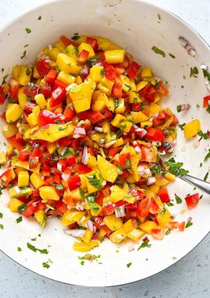 O poză a rețetei Salata Salsa Mango.