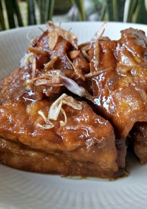Foto resep Bacem tahu kecap bangau