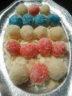 صورة لوصفة كرات جوز الهند