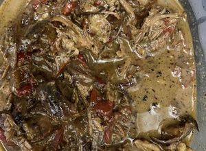 Una foto de ALMUERZO-CENA: Bondiola braseada agridulce