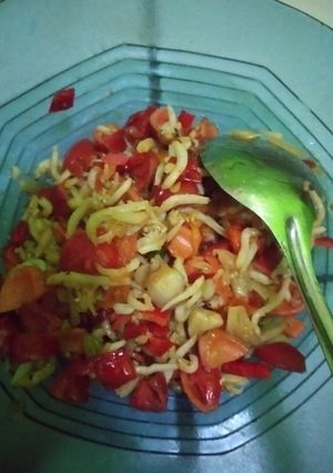 Foto resep Resep ikan teri kulit melinjo ala anak kosan