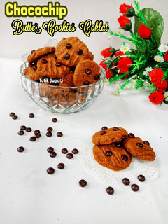 Foto resep Chocochip Butter Cookies Coklat