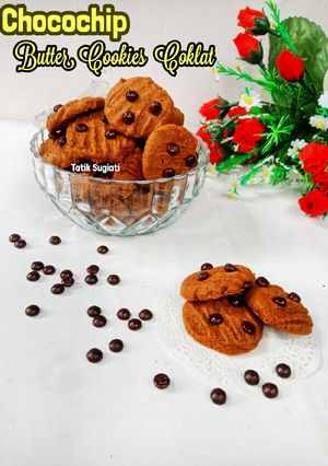 Foto resep Chocochip Butter Cookies Coklat