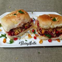 A picture of Butterly Beetroot Dabeli.