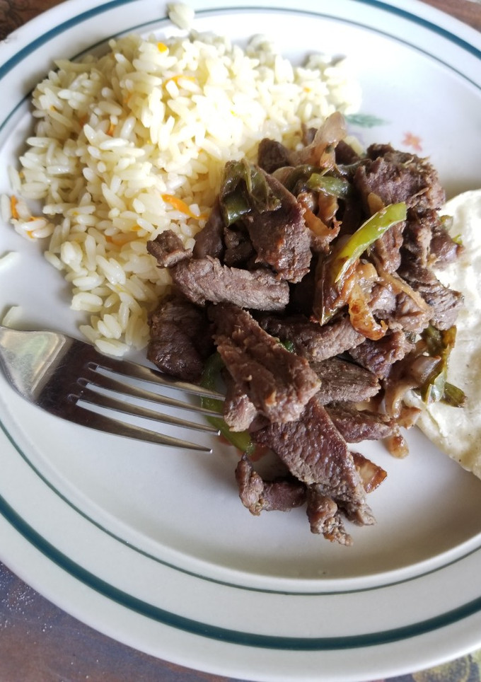 Una foto de Fajitas de res