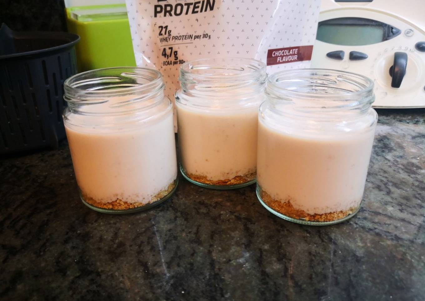 Cheesecake proteico fit 🍰