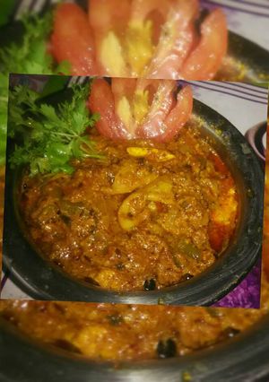 ओस्टर मशरुम कढ़ाई (Oyster mushroom kadhai recipe in hindi) रेसिपी मुख्य फोटो