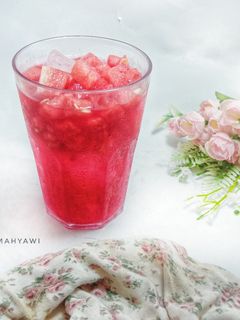 Foto resep Es semangka india simpel (1 porsi)