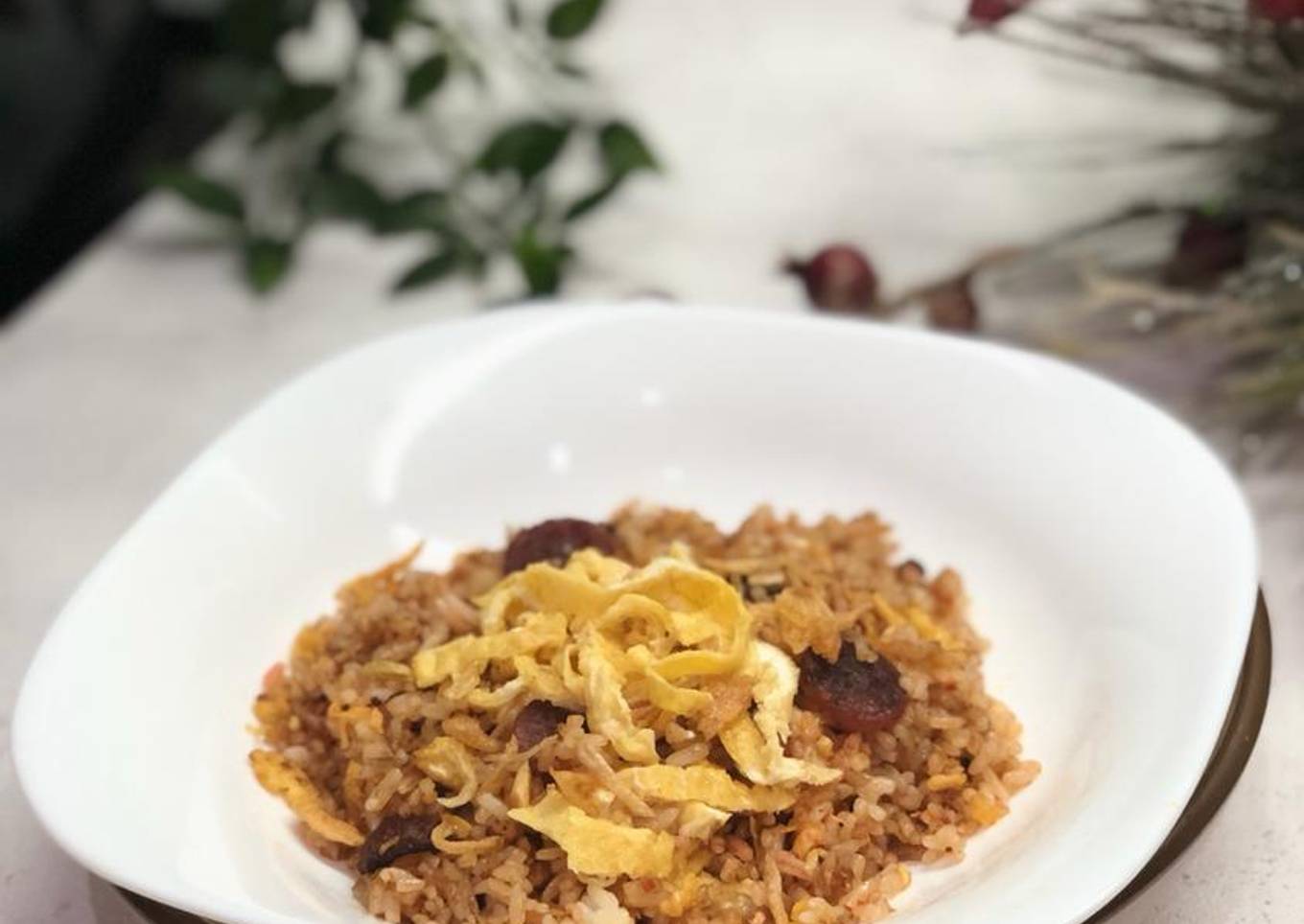Nasi Goreng sosis