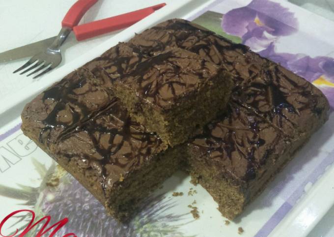 Sweet potato wheat flour chocolate brownie