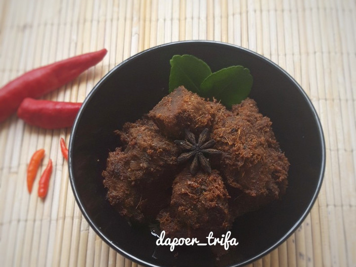 Standar Resep memasak Rendang Sapi Kering dijamin istimewa