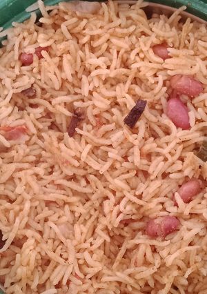 A picture of One pot Rajma pulao.