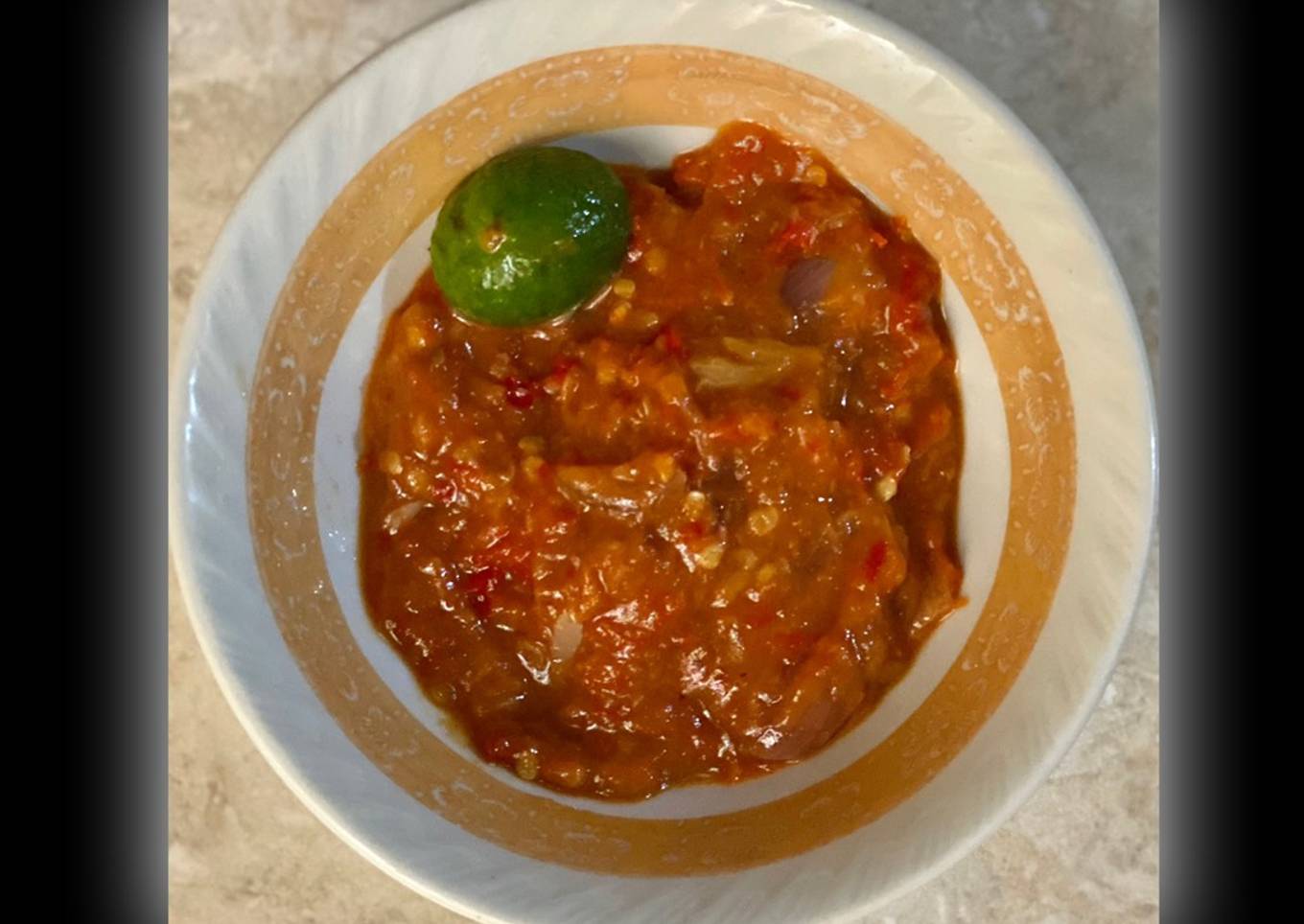 Sambal Terasi Pedas Segar
