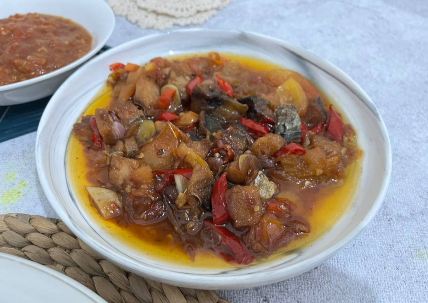Ikan Telang asam manis