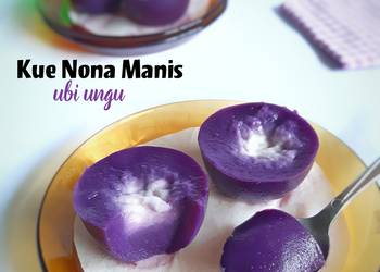 Praktis, Memasak 348.Kue Nona Manis Ubi Ungu Mantul Banget