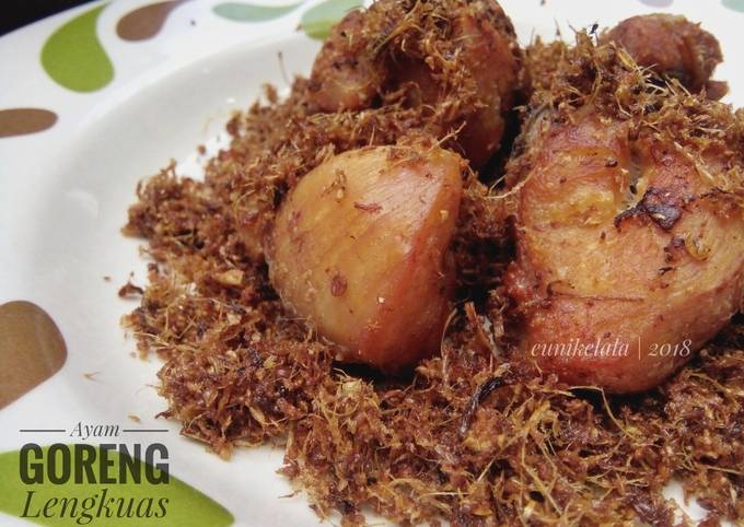 Ayam Goreng Lengkuas Bumbu Simple