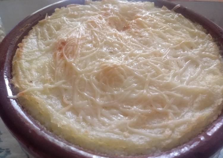 Pastel de papa en cazuela