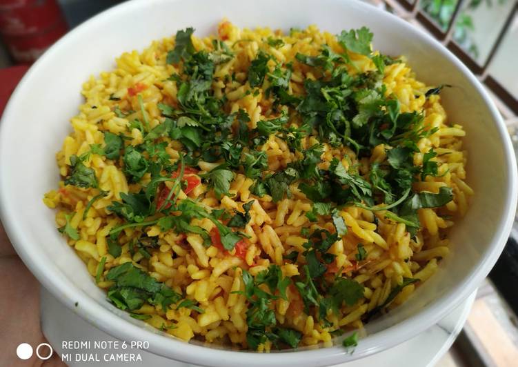 Recipe of Any-night-of-the-week Puffed Rice Poha