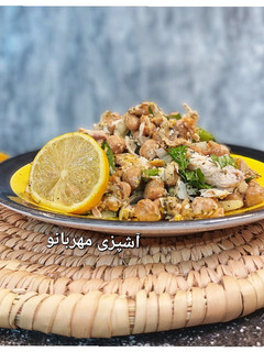 عکسی از دستور سالاد نخود و مرغ