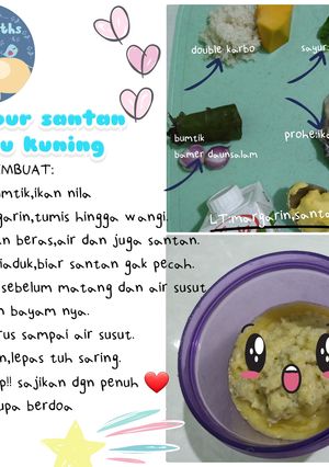 Foto resep Bubur santan labu kuning (MPASI 6+)