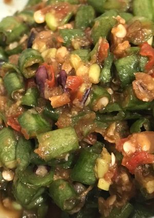 Foto resep Pencok kacang panjang