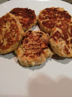 Una foto de Hamburguesas de pollo caseras
