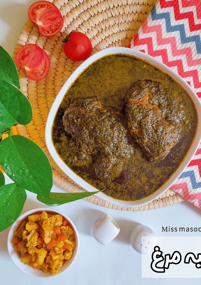 عکسی از دستور قلیه مرغ