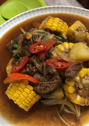 Foto resep Semur kuah jagung manis