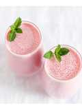 Batido de morango sem lactose