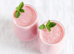 Foto de Batido de morango sem lactose