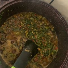 Vegetable soup A picture of Vegetable soup.