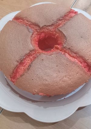 Foto resep Strawberry Chiffon Cake